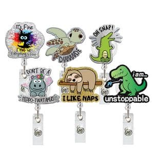 Acrylic Badge Reel Holder