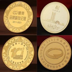 Zinc Alloy Plating Coin 1.18"